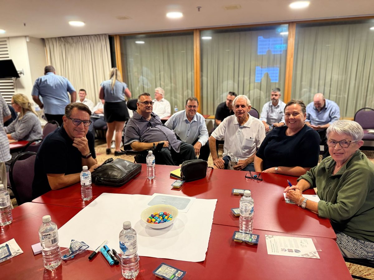 group of people at meeting