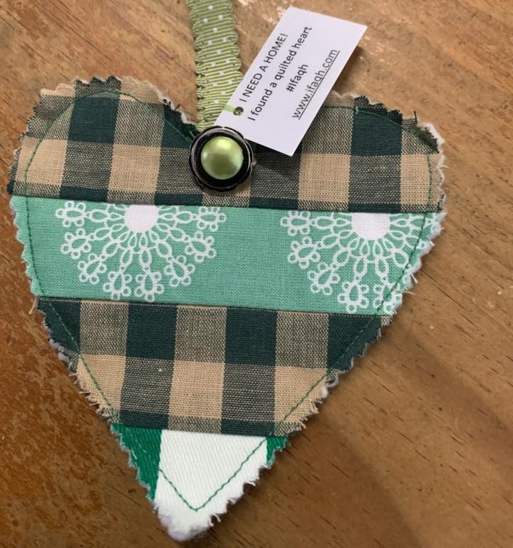 a quilted heart