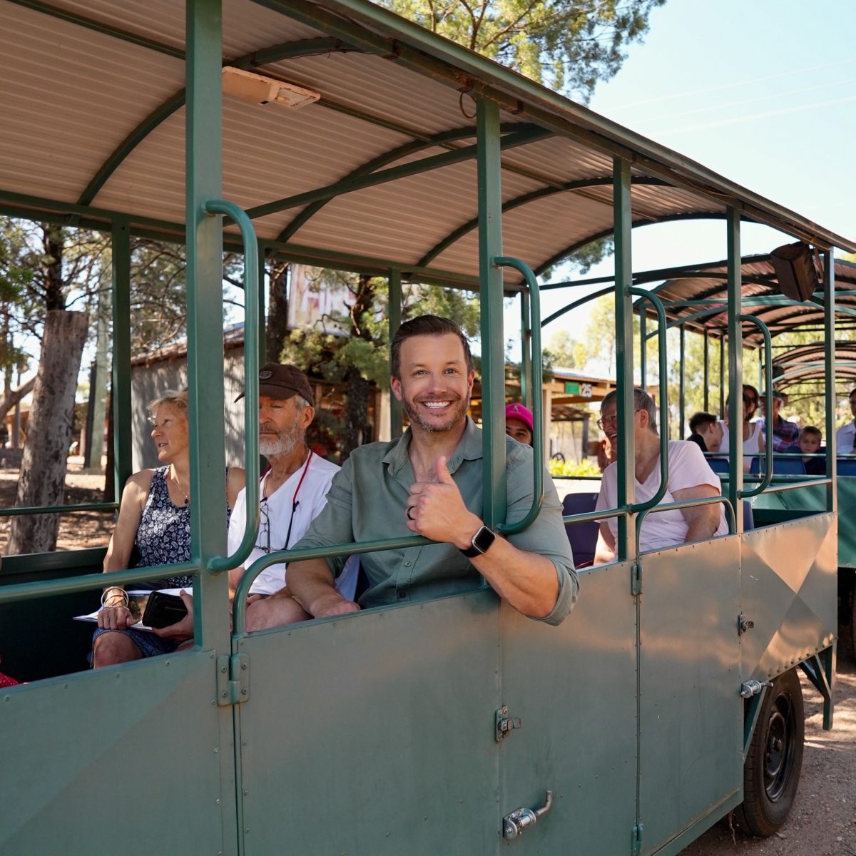guy in train