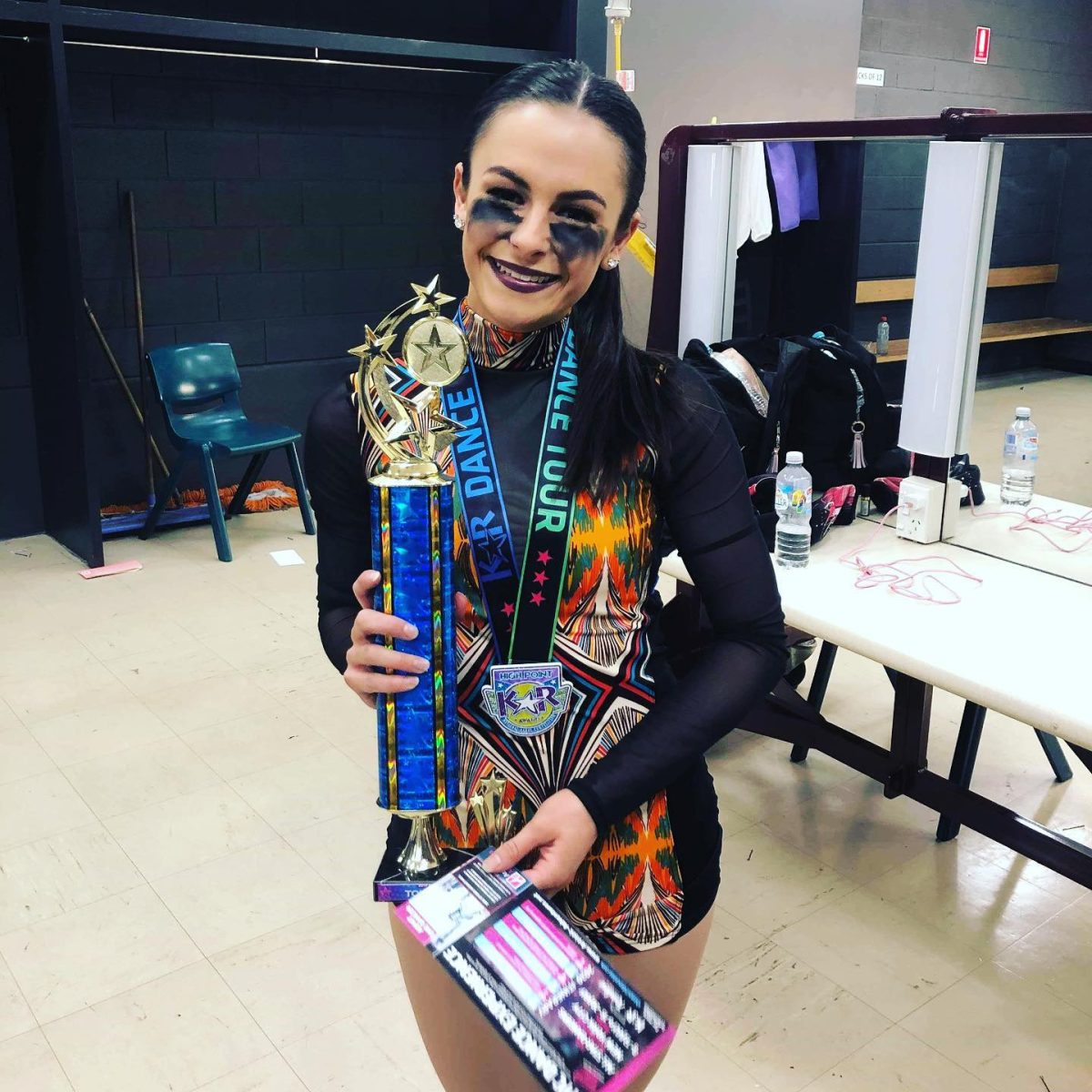 Lara with awards