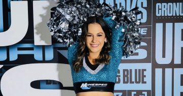 Griffith cheerleader switches from Roosters to Sharks as career takes magic turn