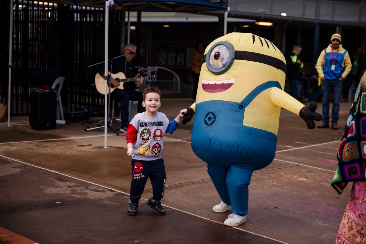Kid playing