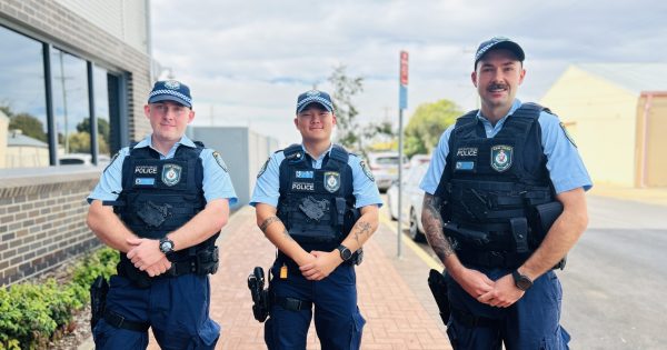 Police recruits from Sydney surprised by Griffith’s vibrancy as they embark on their new careers