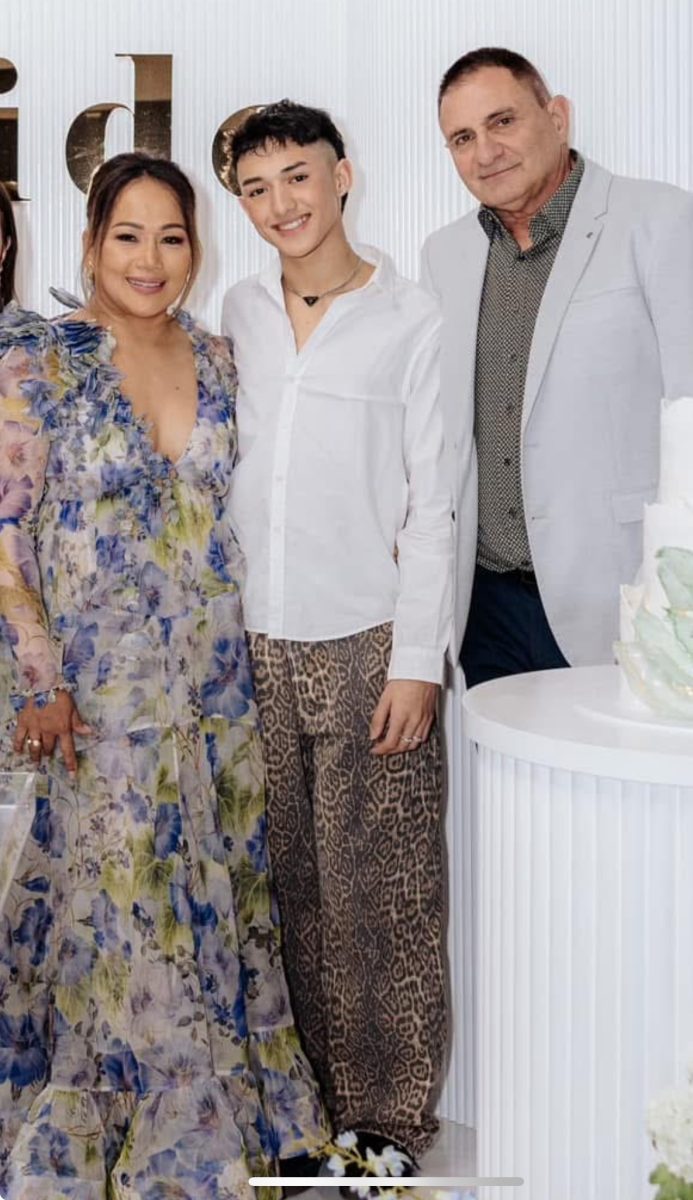 Jake with parents