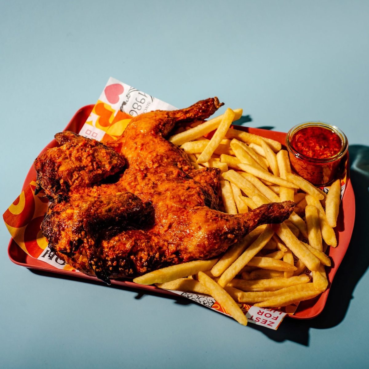 chicken and chips