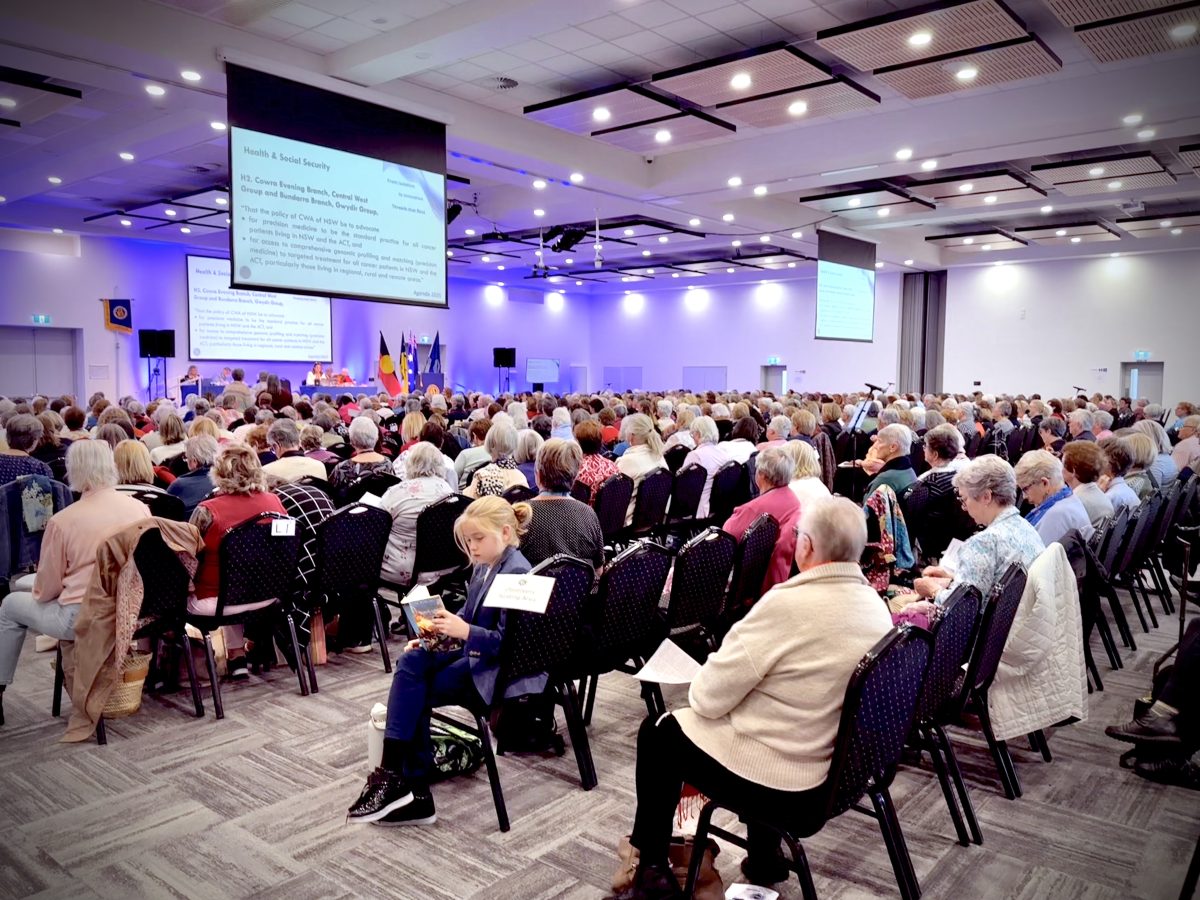 This week’s CWA 103rd Annual Conference in Wagga Wagga, attended by more than 600 women.