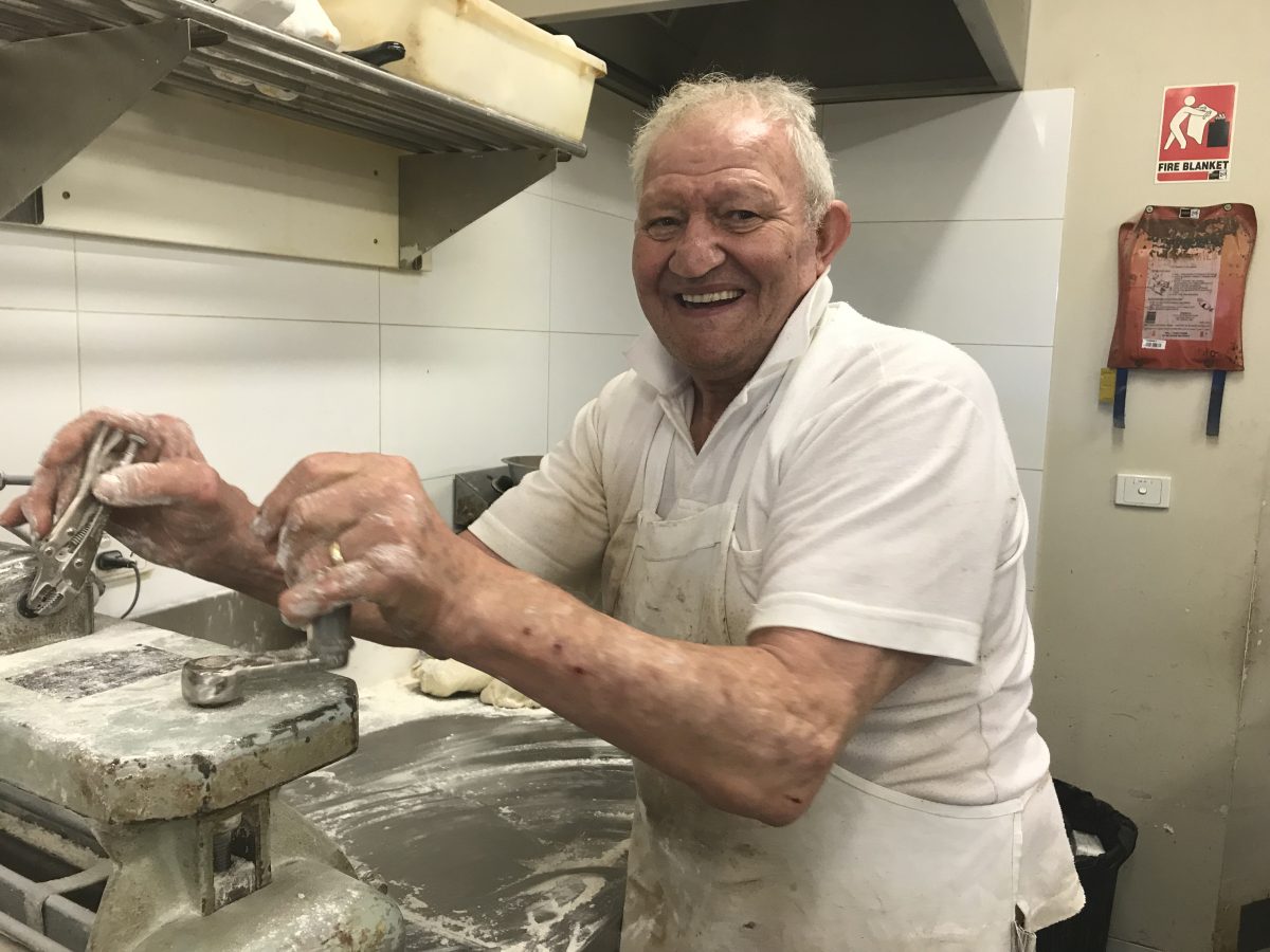 Johnny Van Gorkom, - best known as "Pop"from the former "'Pop's Bakery"in Lake Albert, has passed away. Picture: Marguerite McKinnon