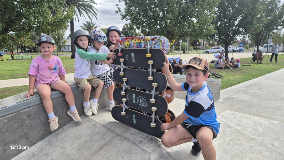 kids with boards