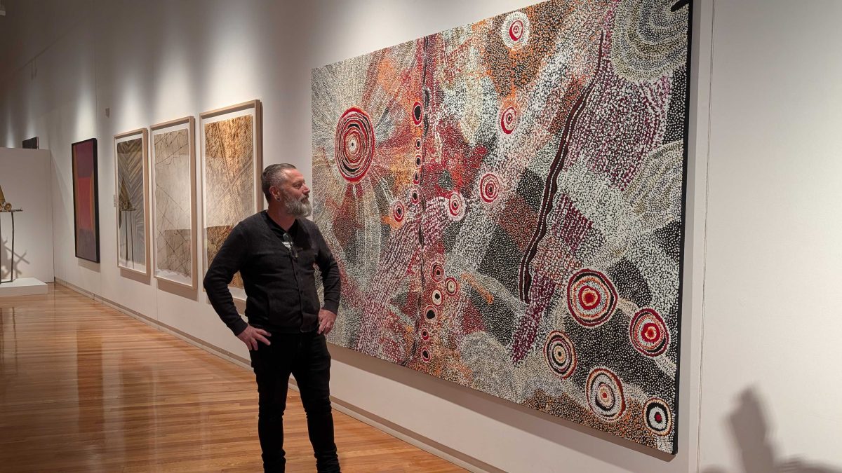 Curator Drew Halyday is excited for people to visit the gallery's newest exhibition 50 Years / 50 Treasures.