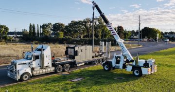14-tonne cremator delivered to Griffith, funerals to be offered for one-third the price of burials