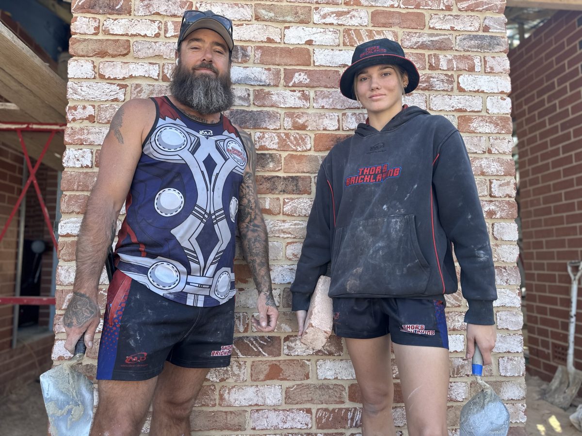Sophie Carver and her dad, Wes, work alongside one another as bricklayers, all while trying to break the stereotypes attached to women in trades.