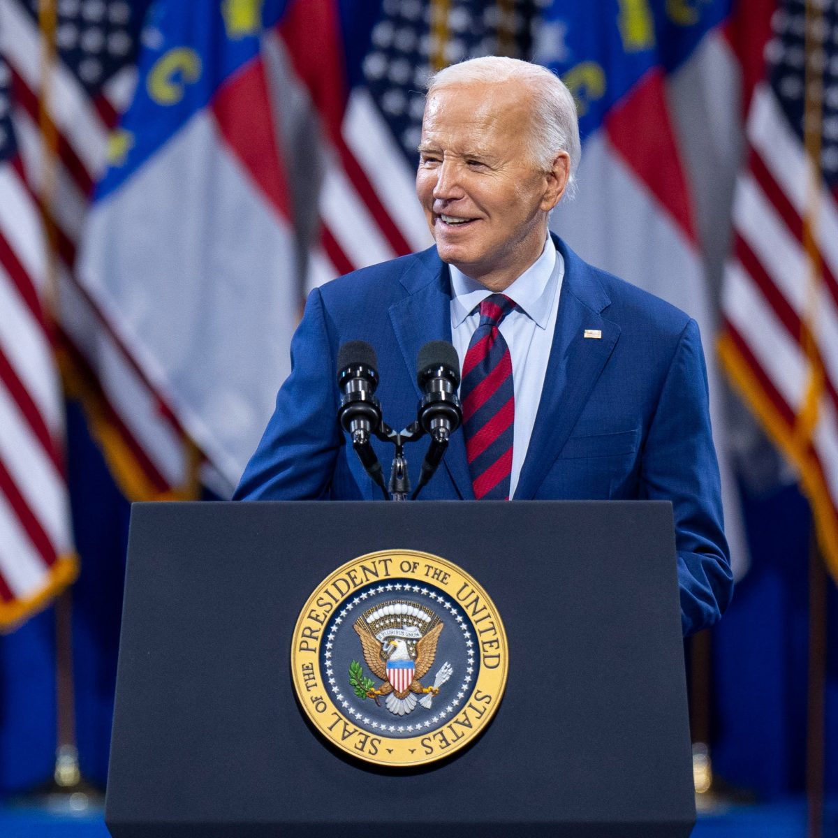 man standing at a lectern