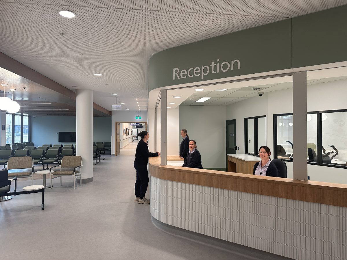 Hospital reception area