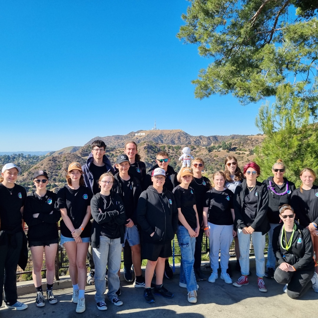 group of kids in LA