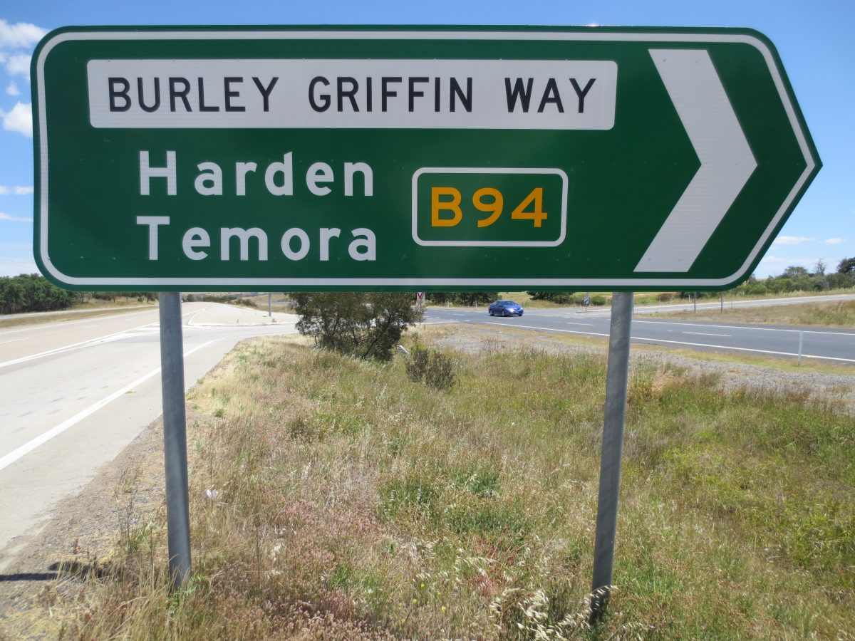 road sign