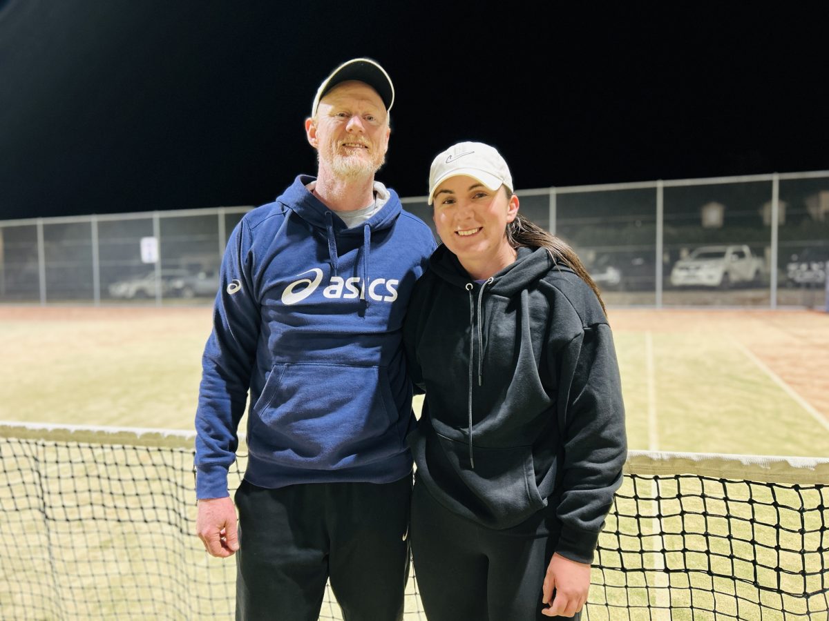 Two tennis players