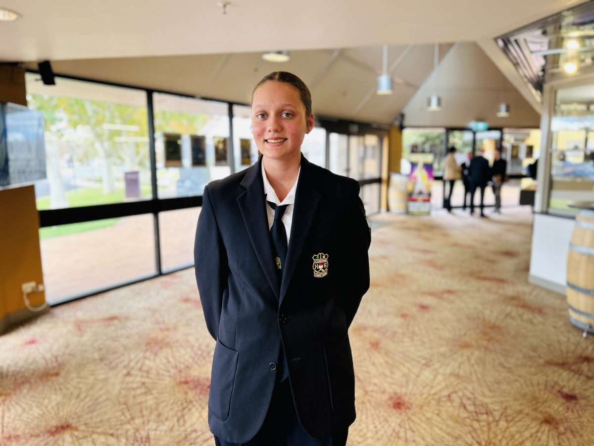 girl in school uniform