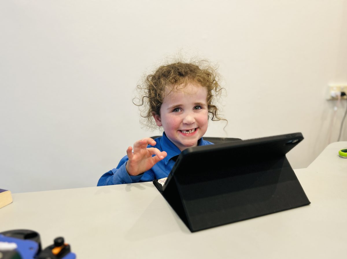 Child on laptop