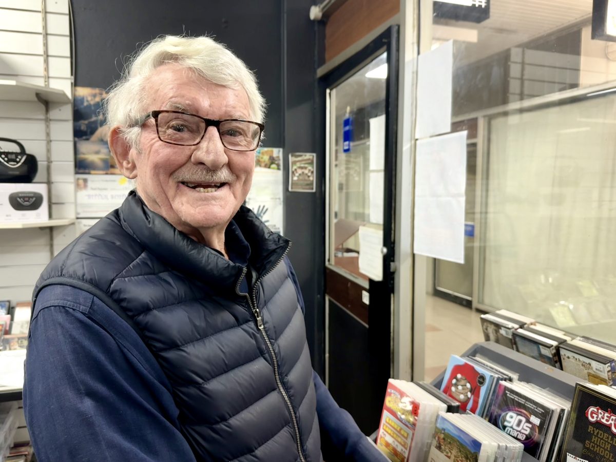 Birthday Boy Don Tuckwell today celebrating his 87th Birthday today. Picture: Marguerite McKinnon.