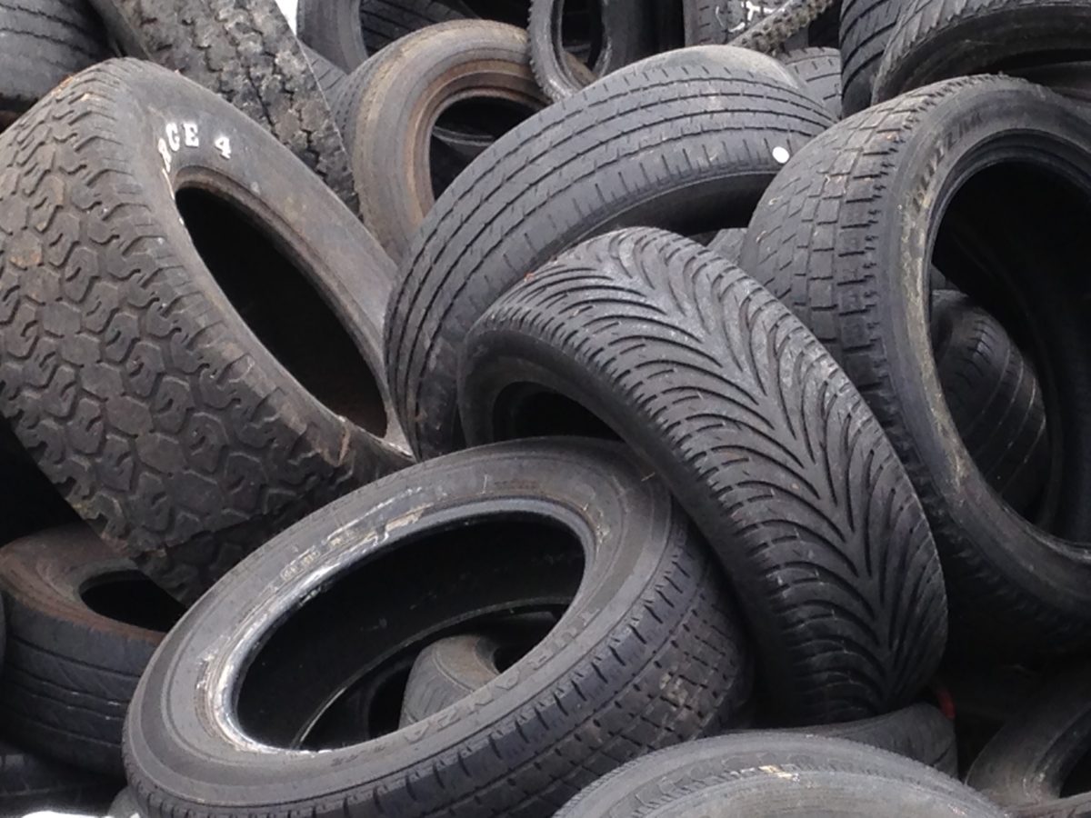 Pile of tyres