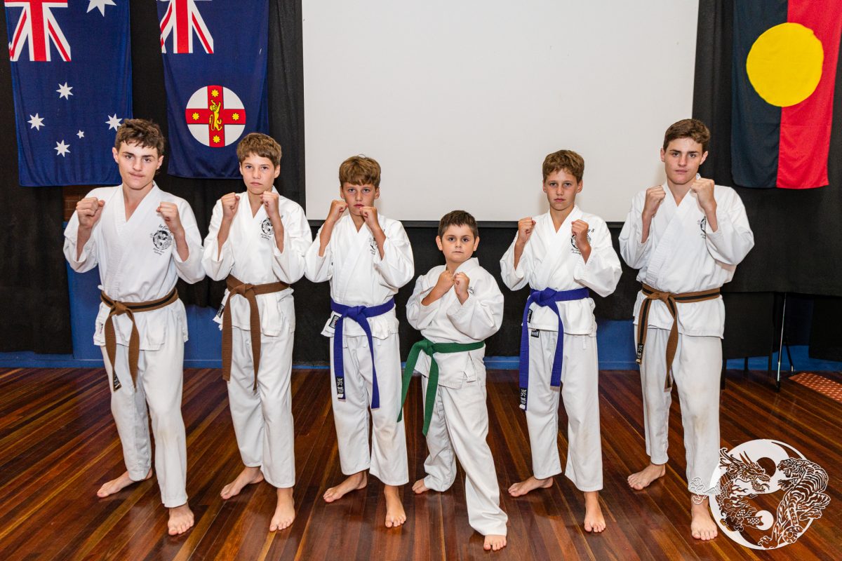 Riley Peters, Hayden Henry, Jacob Henry, Elijah Hunt, Ryder Henry, and Daneil Peters will head to Disney World in July for the chance to become a world champion karate fighter.
