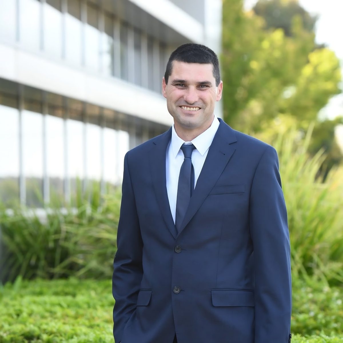 Tony O'Grady in suit