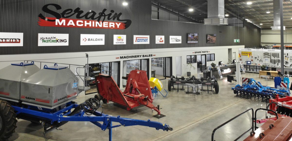 Inside of the machinery shop