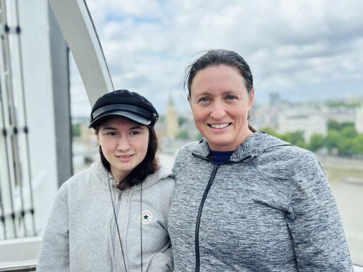 Two women in London 