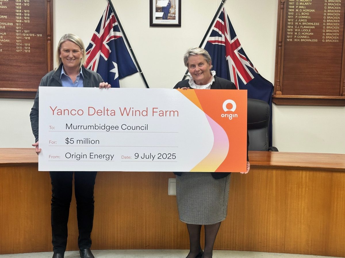large cheque handover
