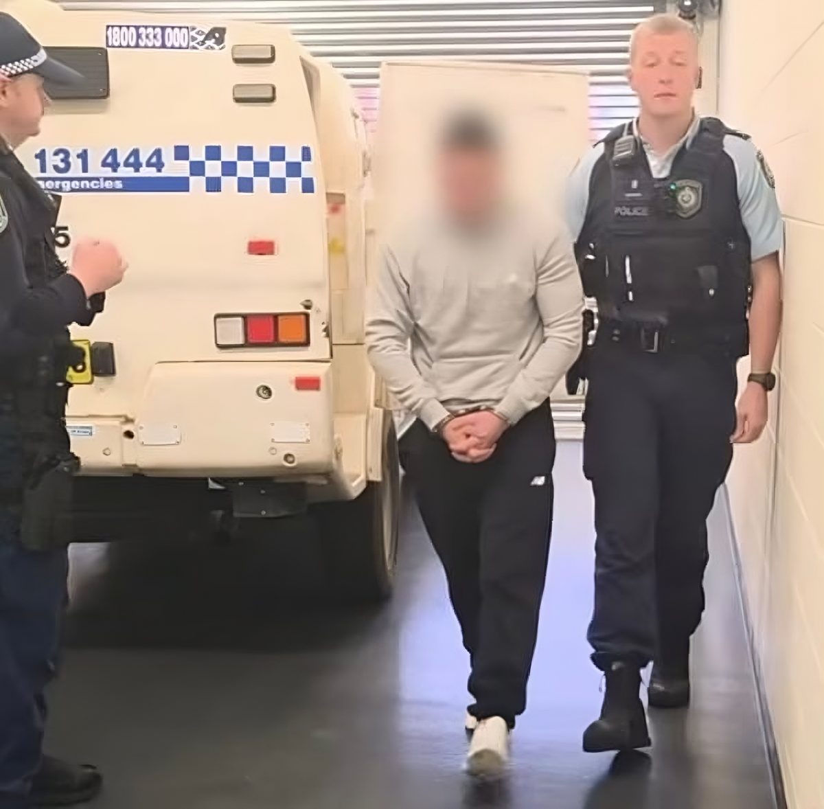 Man being arrested