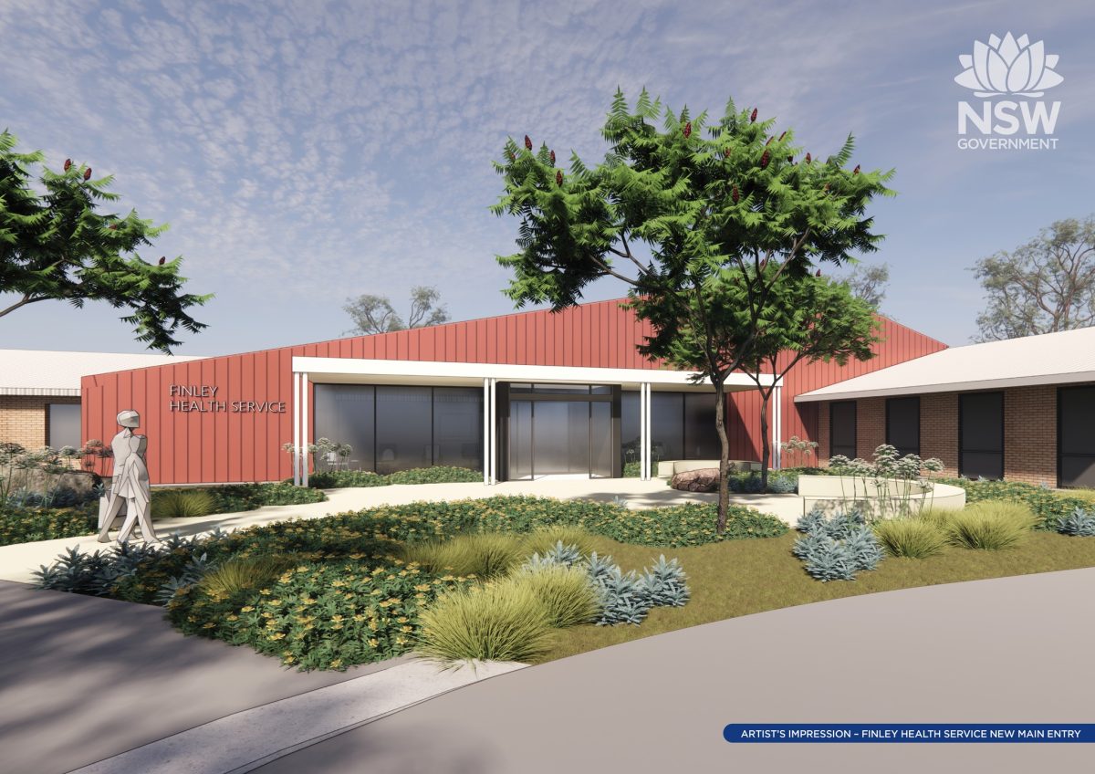 An artist's impression of the new Finley Hospital.