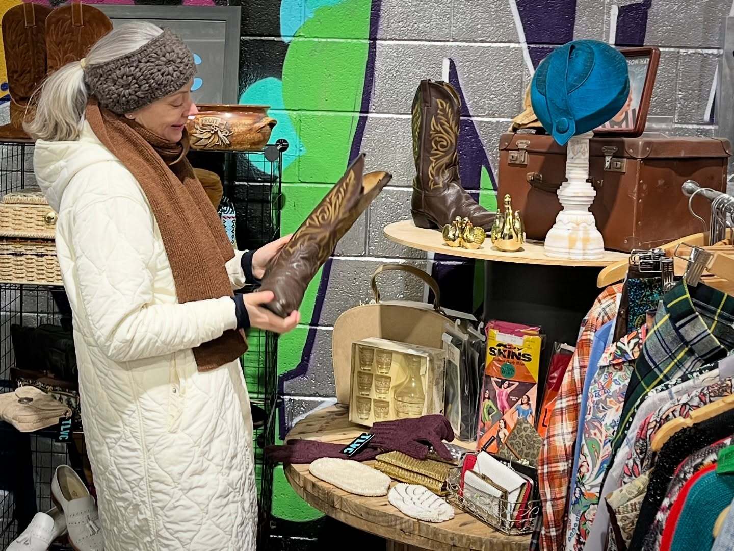 Katherine Corrie is bringing preloved country pieces to Women on the Land. 