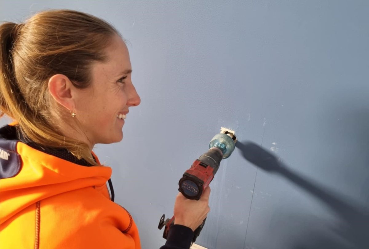 Shelley Knight is a mother-of-three from Albury who recently made a career shift to plumbing.