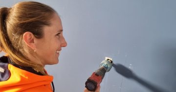 Albury mum-of-three plunges herself into new plumbing career