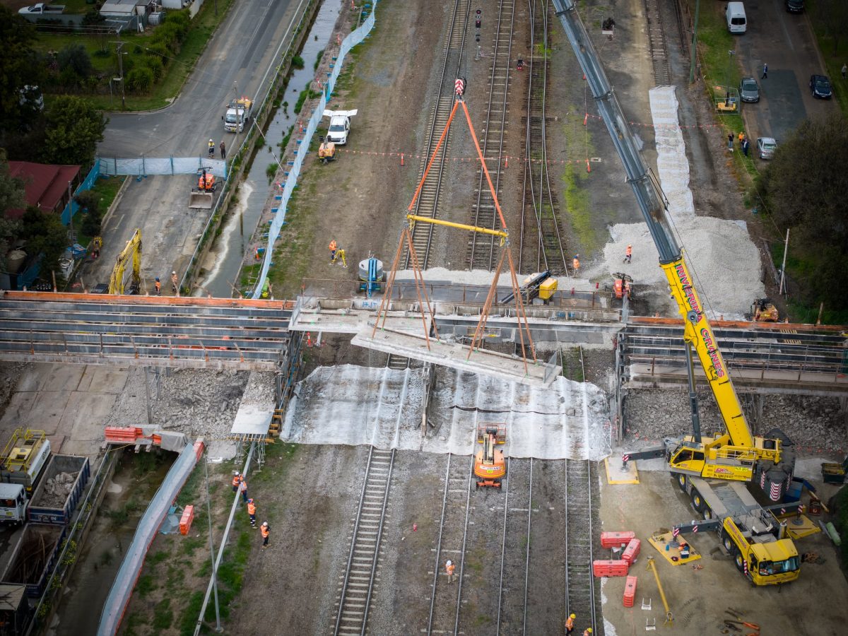 The demolition of the Kemp Street Bridge marks the start of Inland Rail works in Junee.