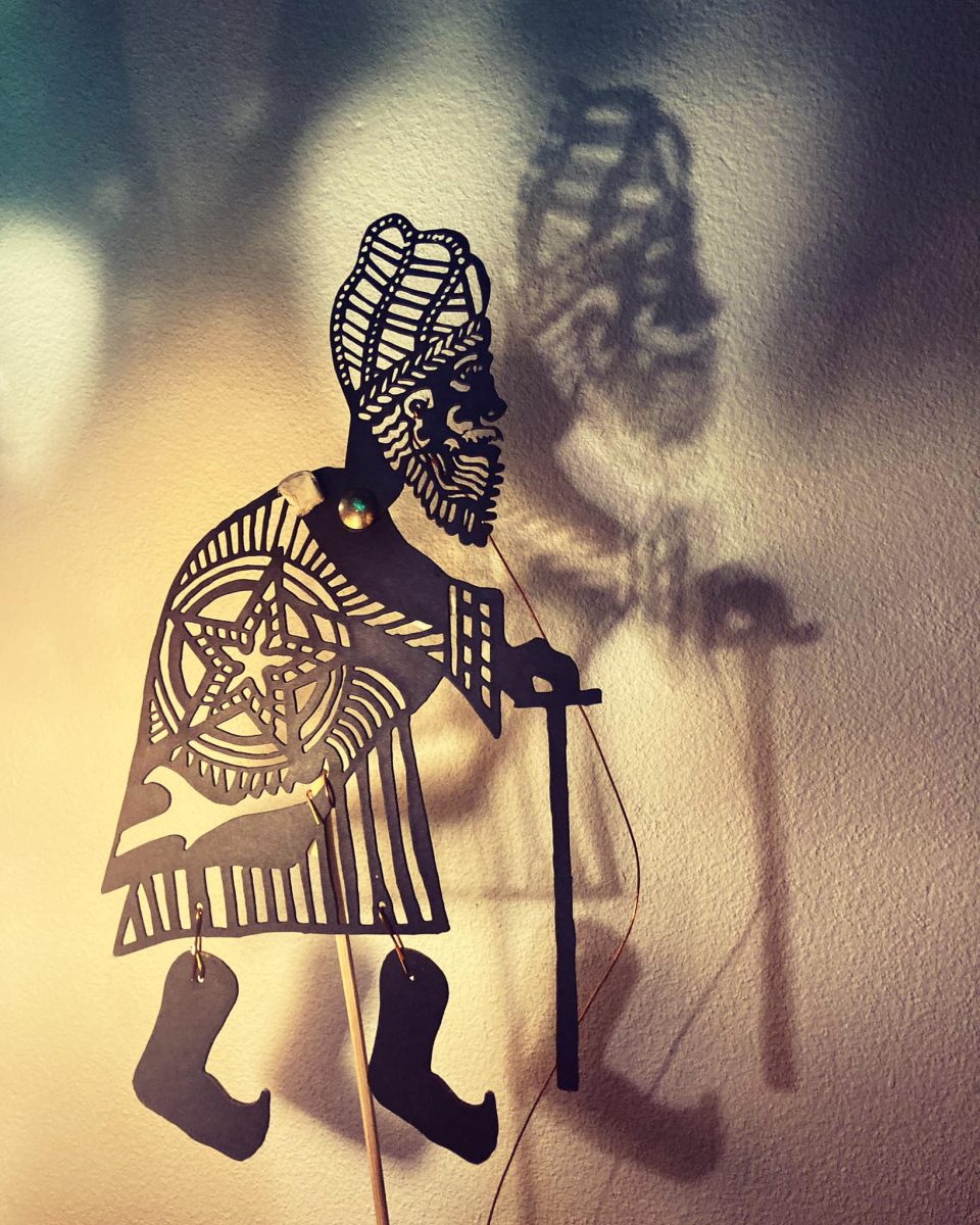 Myths of the Green Beetle is a new exhibition demonstrating the art of Khayal al-Zill shadow theatre and will open at the Ambo Gallery on 3 October.