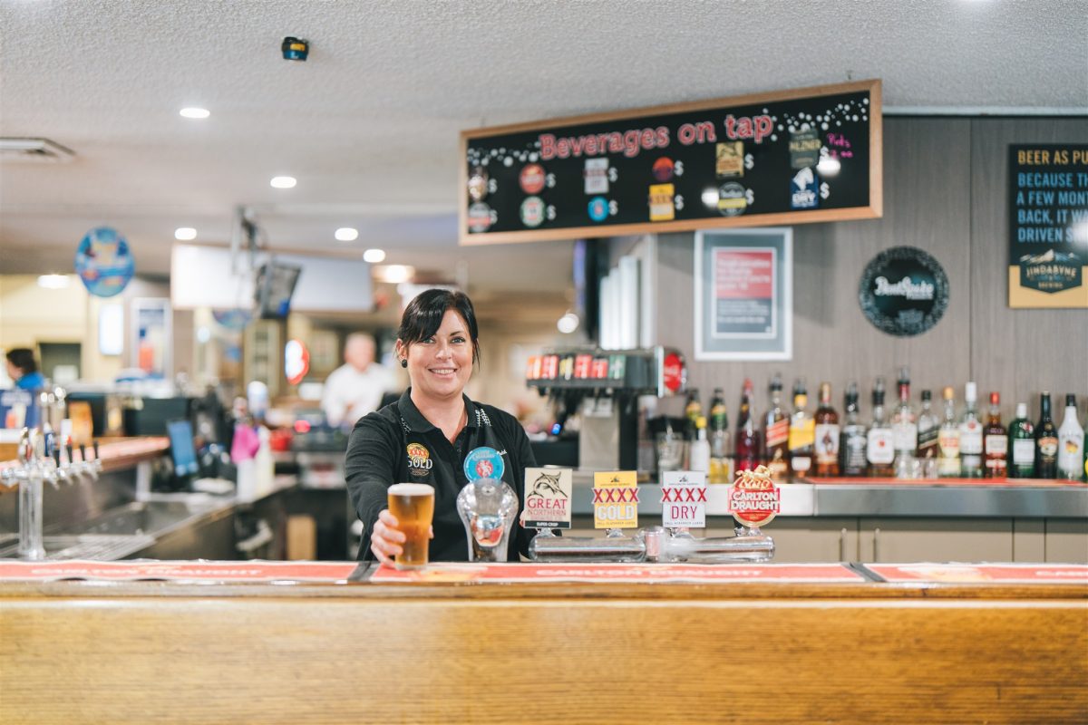 Ashmont pub bar maid