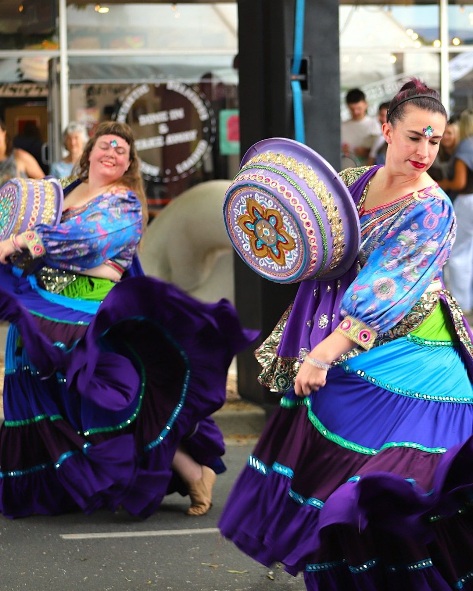 Bollywood-style dancing