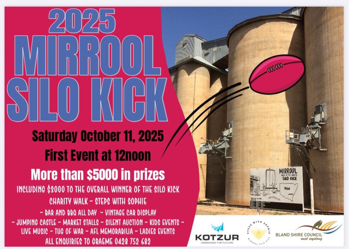 The Mirrool Silo Kick returns for its 34th iteration on 11 October.