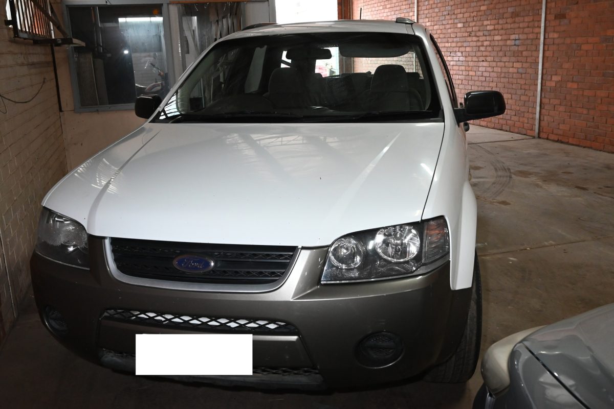 white car