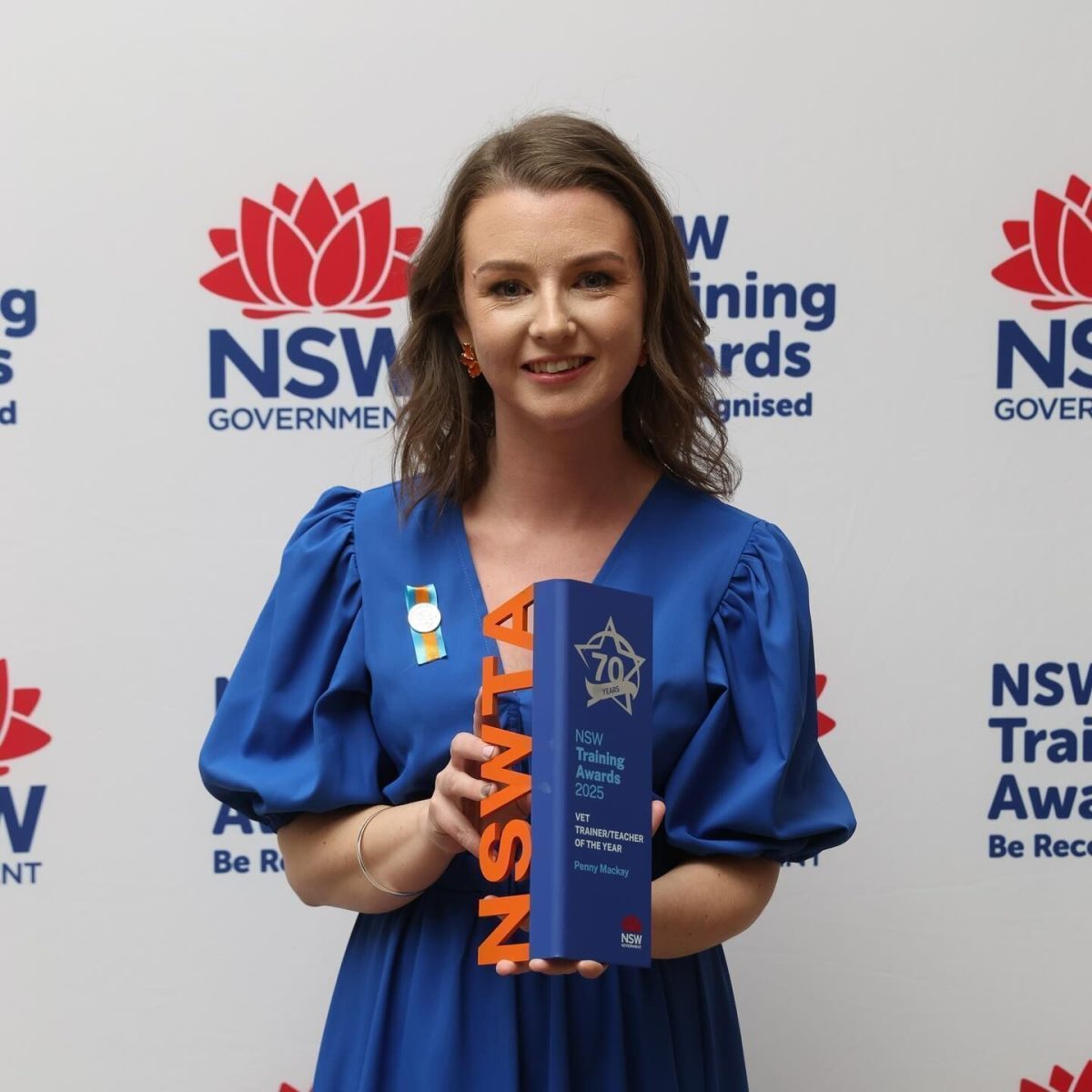 Kildare Catholic College VET coordinator Penny MacKay took home the NSW VET Trainer/Teacher of the Year award.
