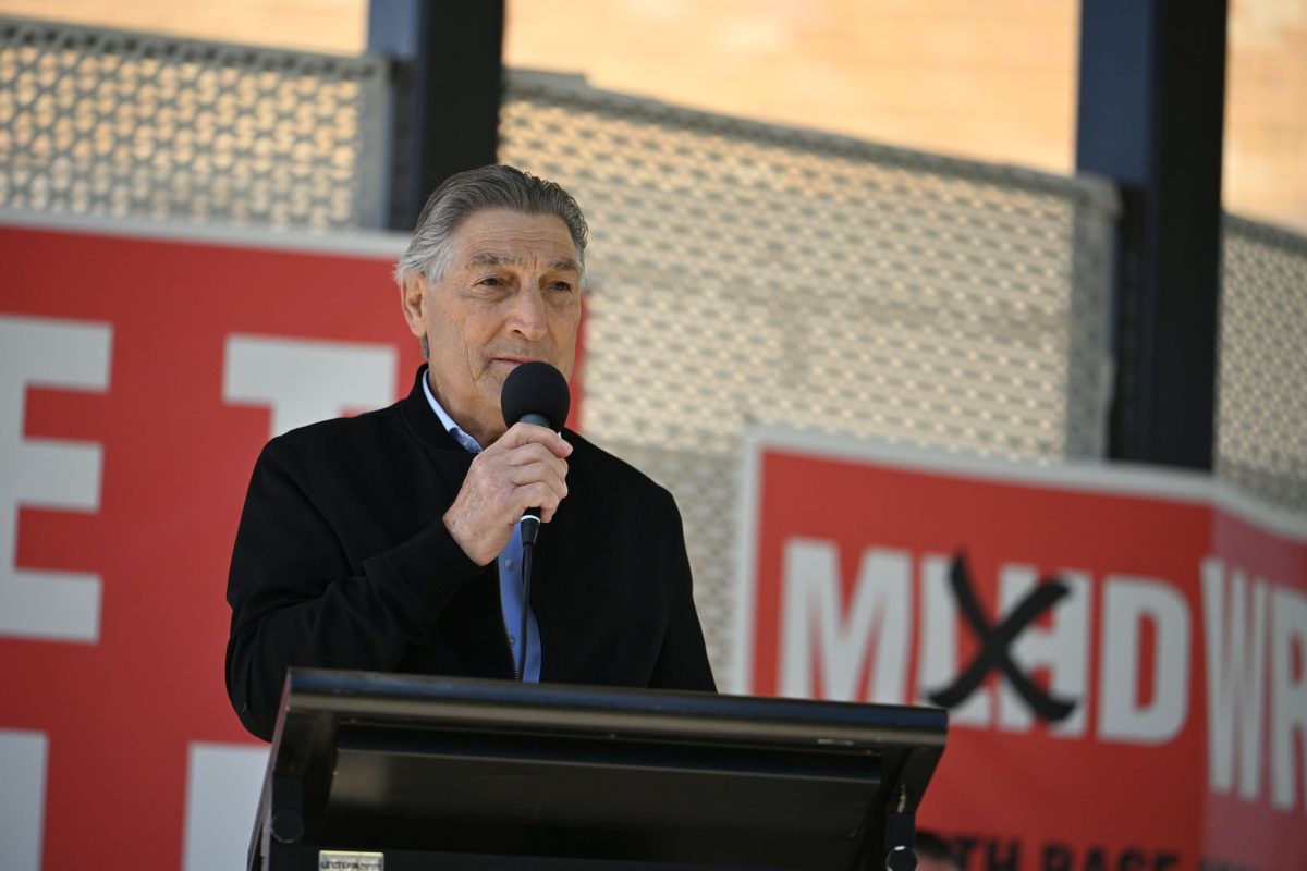 Bill Calabria with microphone