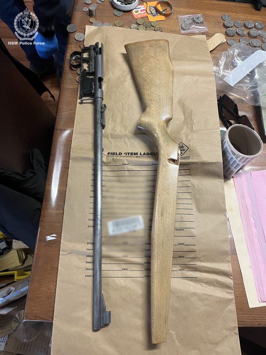 An image of some items seized by Murrumbidgee Police.