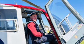 First aerobatic helicopter in Southern Hemisphere stored in Griffith as pilot achieves rare feat