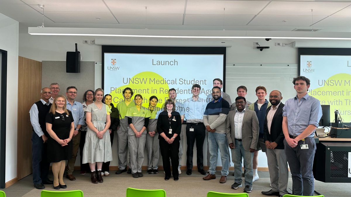 Third-year medical students and representatives from The Forrest Centre and CareH gathered at the UNSW Rural Clinical Campus for the placement program launch.