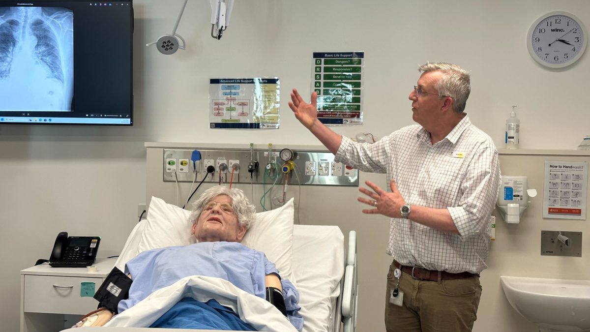 Michael Maw says the rural clinical campus gives rural students the option to complete their six-year medical degree close to home.
