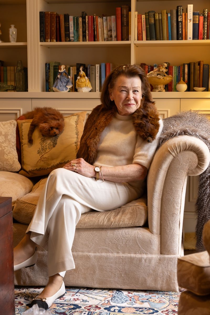 woman sitting in chair