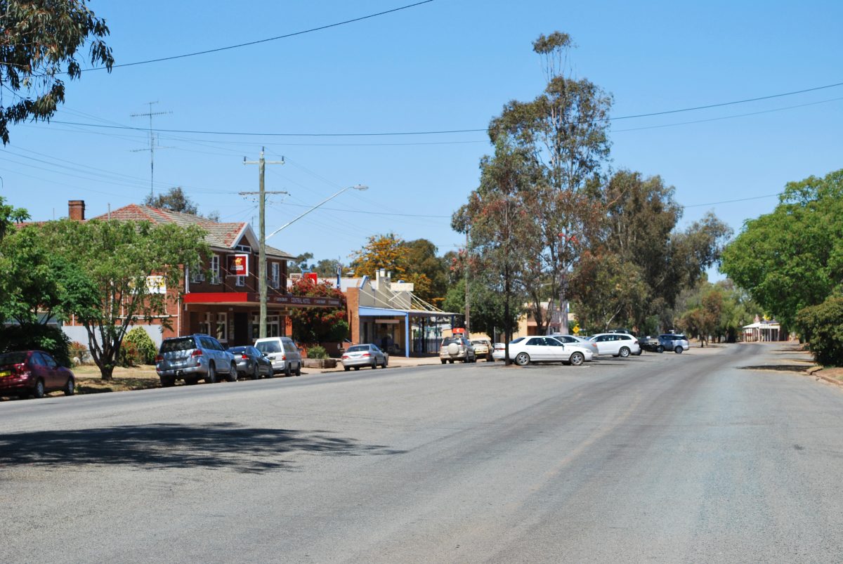 main street of Ungarie