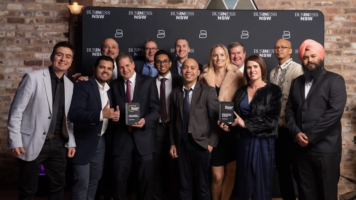 group photo of employees