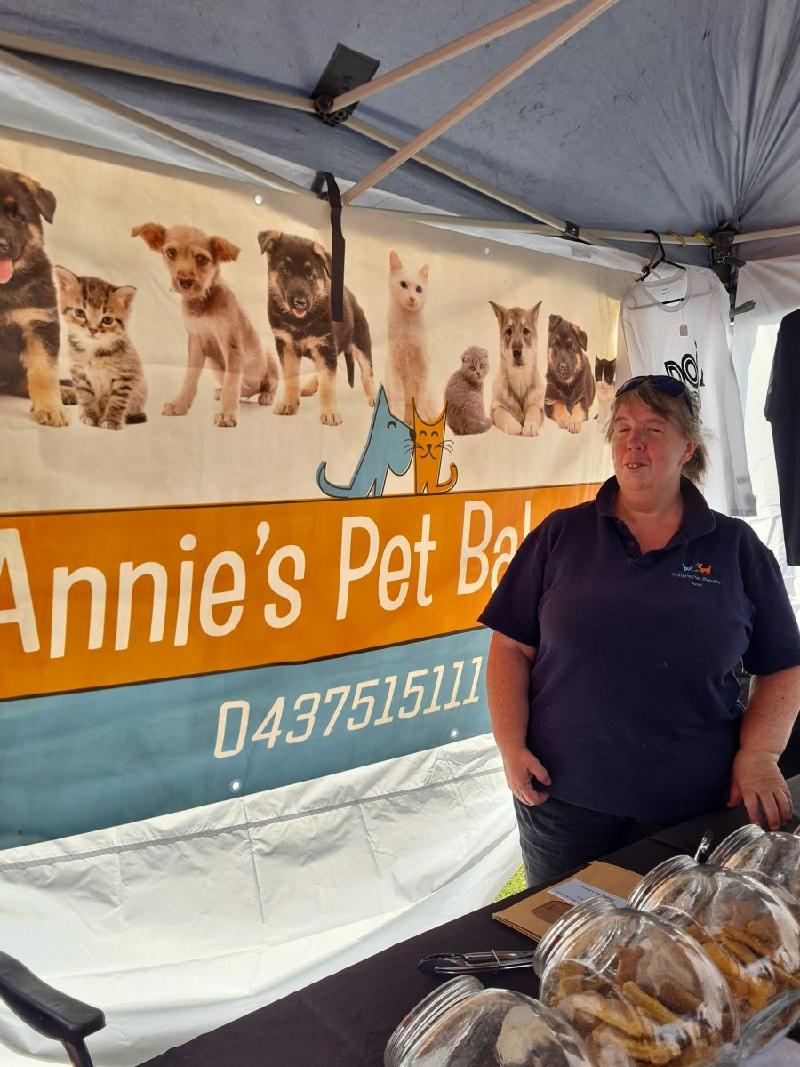 Ann Brace makes natural and homemade treats mostly for dogs and sometimes cats, but has plans to expand her range.